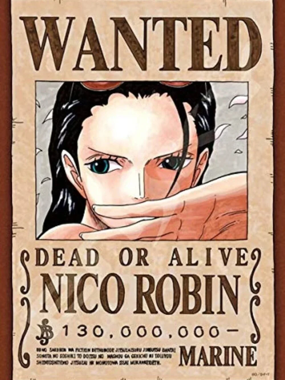 BRAND NEW Nico Robin Wanted poster One Piece jigsaw puzzle 208 pieces